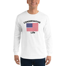 Load image into Gallery viewer, Conservative Life® Men’s Long Sleeve Shirt