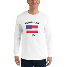 Load image into Gallery viewer, Republican Life® Men’s Long Sleeve Shirt