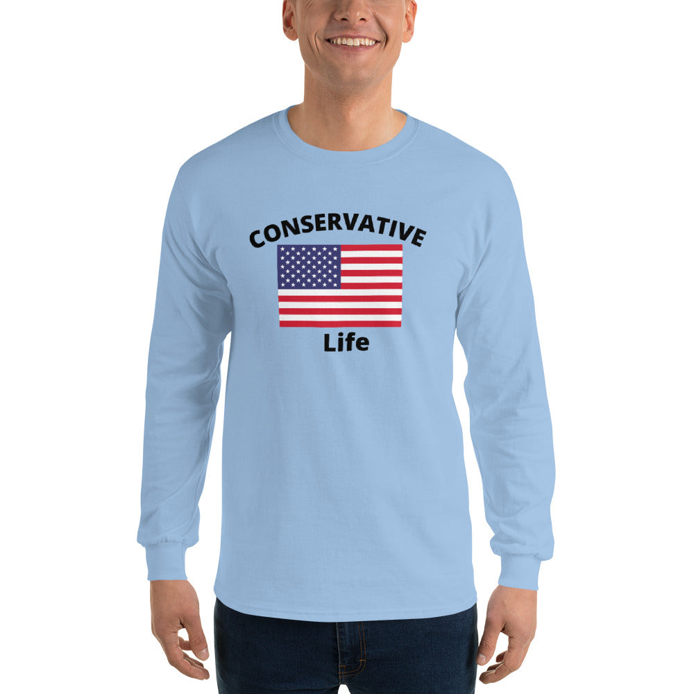 Conservative Life® Men’s Long Sleeve Shirt